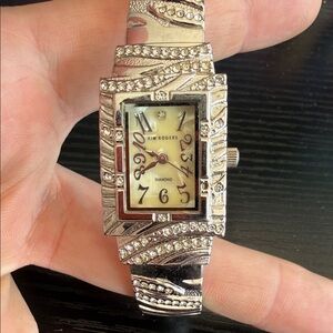 Kim Rogers Silver Women's Bracelet Watch